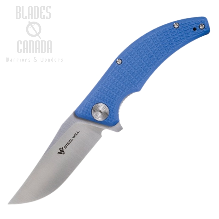 Steel Will Sargas Folding Knife, D2 Satin, G10 Blue, F60-11